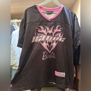 Barbie Black and Pink Iconic Jersey Size L